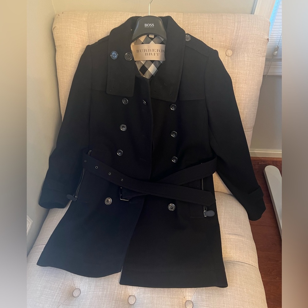 Authentic Burberry wool coat